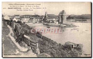 Old Postcard Cote Emeraude Emerald Coast The Banks of the Rance The Banks of ...