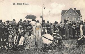 The Sioux Dance Indians Postcard