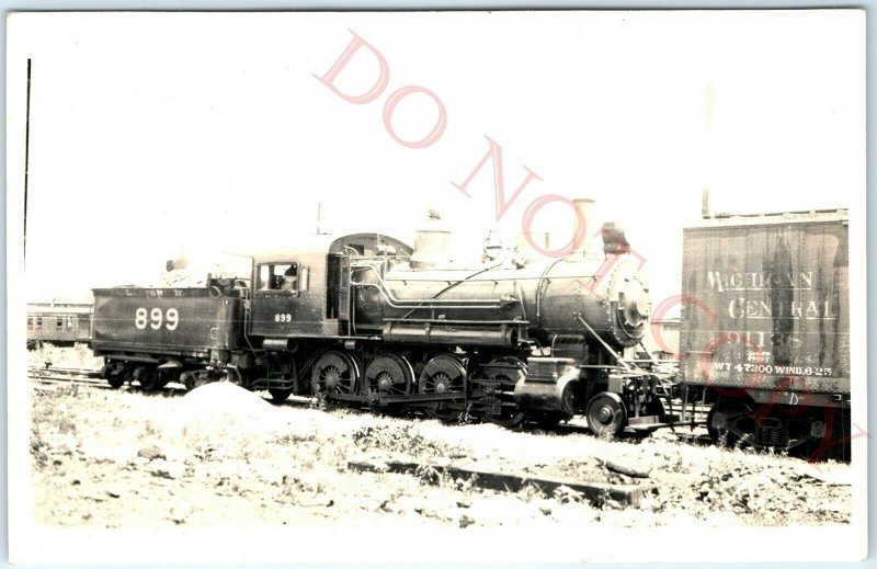 c1930s L&N 899 Locomotive RPPC Louisville Nashville Railway Michigan Central A50