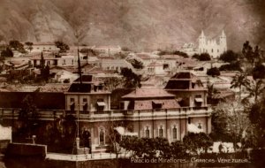 C. 1910 RPPC Hand colored Palacio De Miraflores Caracas Venezuela Postcard P152