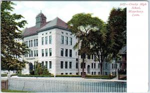 WATERBURY, CT  Connecticut     CROSBY HIGH SCHOOL    c1900s    Postcard