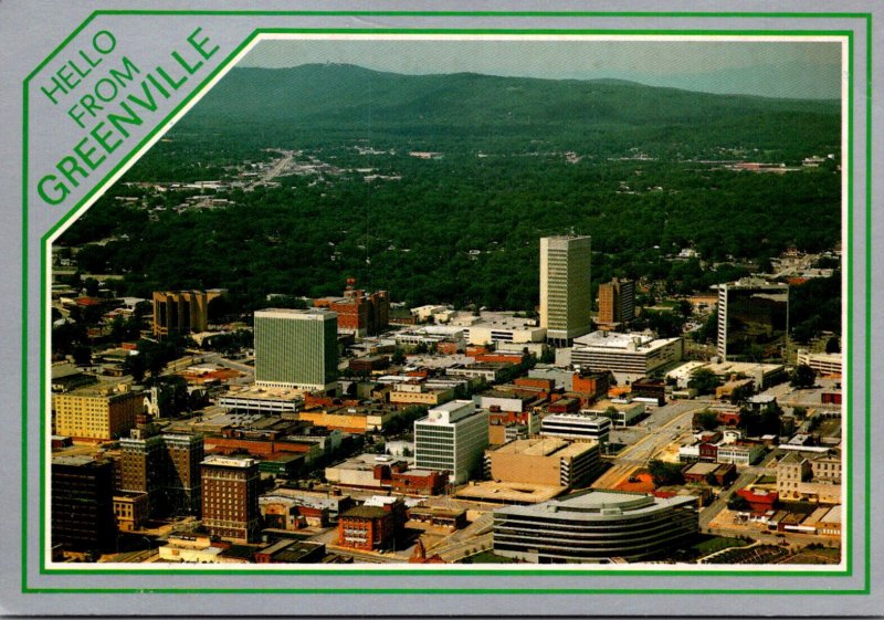 South Carolina Greenville Panoramic View