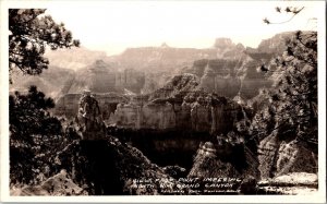 RPPC View from Point Imperial, North Rim Grand Canyon Vintage Postcard N49