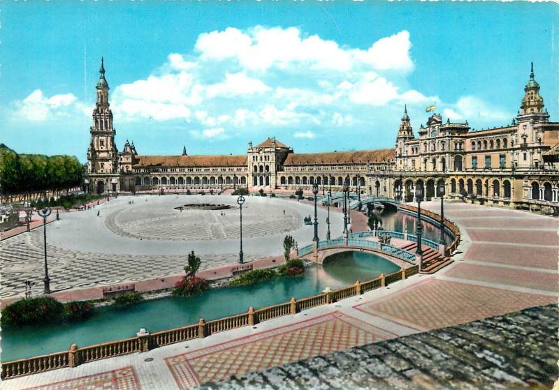 Spain Espana Square semi-modern postcard