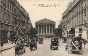 CPA PARIS - La Rue Royale et la Madeleine (51087)