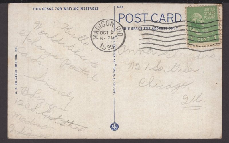 Indiana Madison - Clifty Falls pm1939 - LINEN