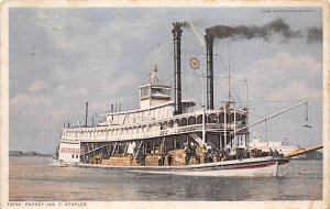 Jas T Staples Sternwheeler River Steamship Steamer Ship 