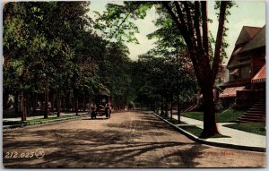 1921 State Armory Pittsfield Massachusetts MA Building Flag Posted Postcard