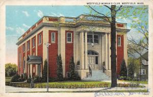Westfield Massachusetts 1920s Postcard Westfield Woman's Club