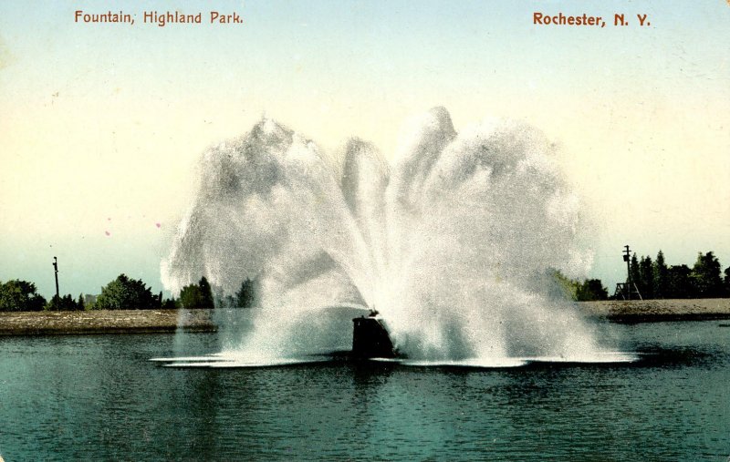 NY - Rochester. Fountain, Highland Park