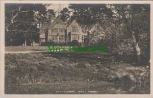 Sussex Postcard - West Front of Stonelands, West Hoathly    RS28638