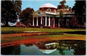 VINTAGE POSTCARD MONTICELLO HOME OF THOMAS JEFFERSON CHARLOTTESVILLE f1902