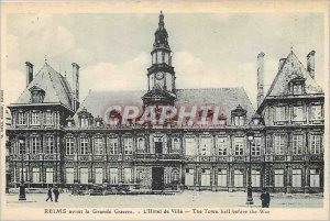 Old Postcard Reims before the Great War The City Hotel