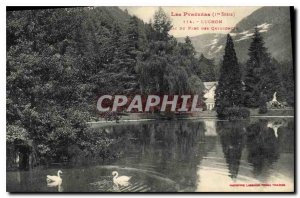 Old Postcard The Pyrenees Luchon Inconjunctions Lake Park