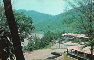 Vintage Postcard Dewey Lake And May Lodge Jenny Wiley State Park Prestonsburg KY