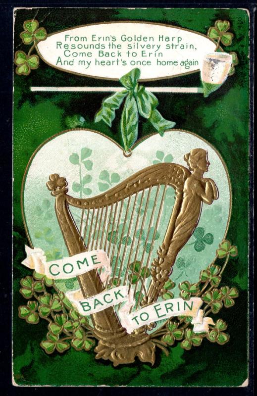 St Patrick's Day Harp BIN