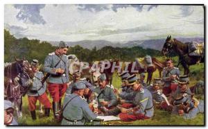 Old Postcard Army Much Card Game