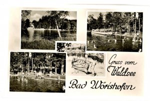 Gruss Aus   Waldsee, Germany. Bad Worishofen Multi-View  *RPPC
