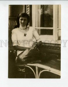 3075644 Great Poetess ANNA AKHMATOVA in Slepnev Russian Card