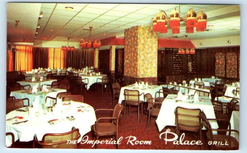 Palace Grill MONCTON restaurant interior New Brunswick CANADA Postcard