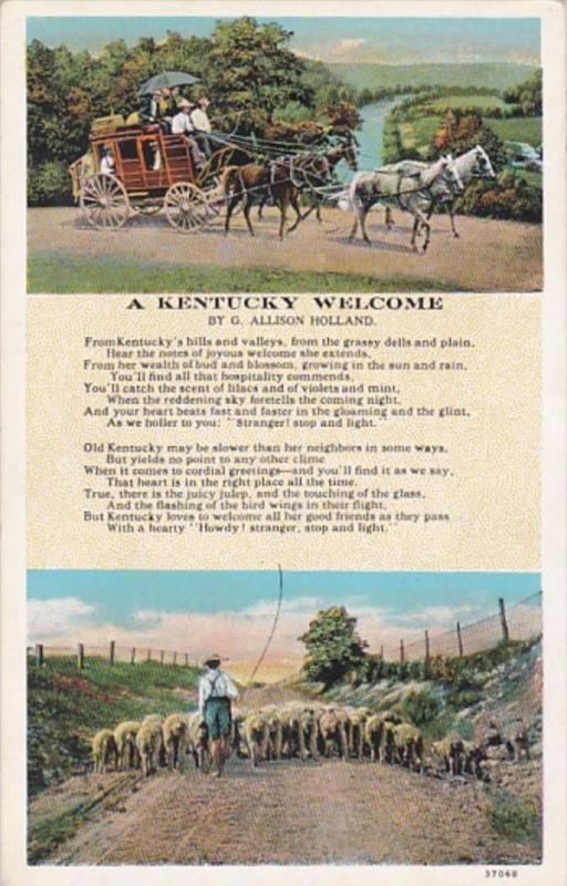 Kentucky Poem A Kentucky Welcome By G Allison Holland Curteich