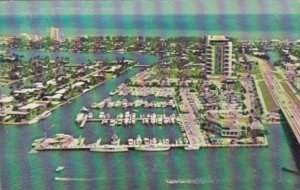 Florida Fort Lauderdale Aerial View 1974