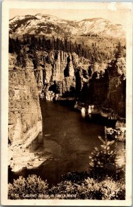 RPPC, Scenic View Cabinet Gorge North ID Vintage Postcard B78
