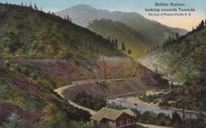 Belden Station and Train Tunnel Western Pacific Railroad WA