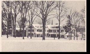 Massachusetts Amherst Snow Scene  The Lord Jeffery And Grace Episcopal Church...