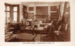 BR63529 the poet s study farringrord holuse isle of wight  real photo uk