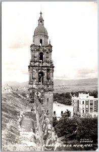 Cuernavaca Morelos Mexico Castle Buildings Dam Real Photo RPPC Postcard