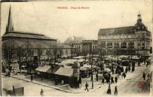 CPA TROYES - Place du Marché (71816)