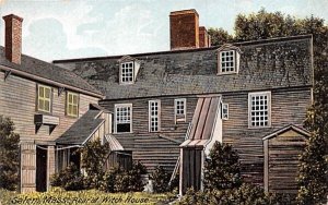 Rear of Witch House in Salem, Massachusetts