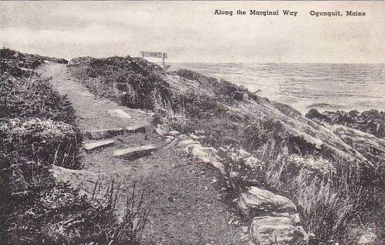 Maine Ogunquit The Marginal Way Albertype