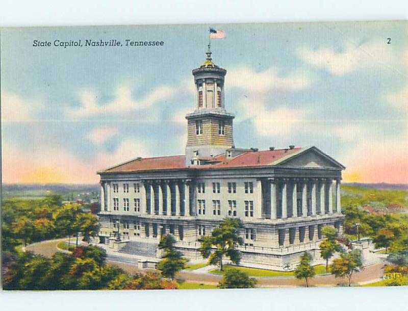 Linen CAPITOL BUILDING Nashville Tennessee TN Q9879-12