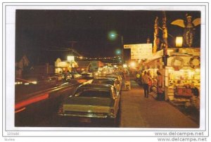 Main Street , Long Beach , Washington , 1960s at night