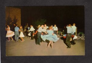 KY Square Dancing Dance Cumberland Falls State Park nr Corbin Kentucky Postcard