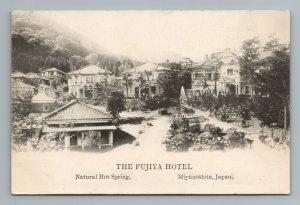 Fujiya Hotel Natural Hot Springs Miyanoshita Japan Postcard