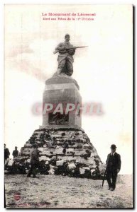 Old Postcard The Monument Leomont high Héroes of the 11th Army Division