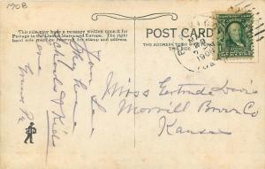 BLACKFOOT IDAHO 1908 Irving School postcard 5064