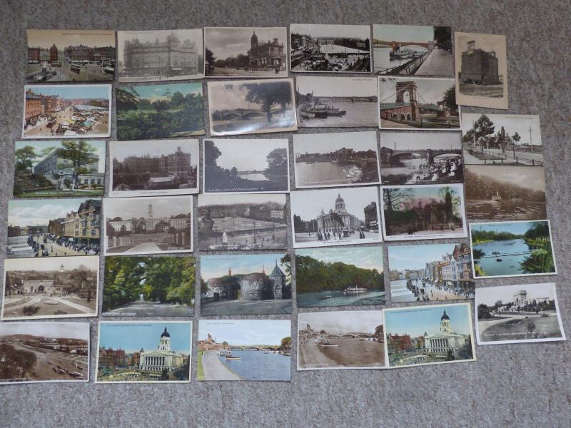 bu0133 - Nottingham , Nottinghamshire - 35 postcards - All Showing