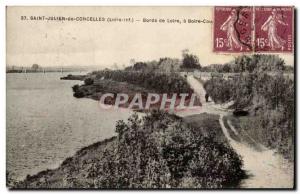 St Julien de Concelles Old Postcard Bords de Loire has Drinking