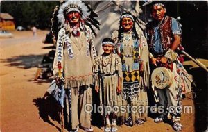 Chief Running Horse & Family Unused 