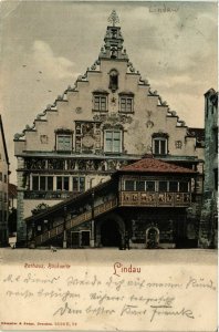 CPA AK Lindau I.B.- Rathaus, Ruckseite GERMANY (882231)