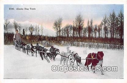 Alaska Dog Team Unused 