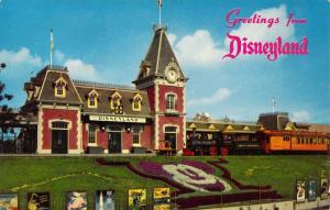 Early Disneyland,1960. Entrance and Depot, Vintage Postcard