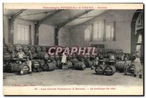 Postcard Folklore Old Vine Wine Harvest Champagne Pommery & Greno The Pommery...