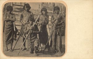 brazil, Amazonas, Amazon Indians with Bows and Arrows (1900s) Postcard