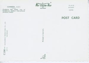 Canberra Australia ACT Canberra Rex Hotel Hotels Postcard D24