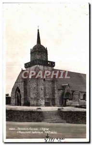 Old Postcard Perros Guirec The Church Historical Monument